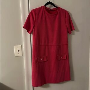 Zara never worn Pink Short Sleeve Dress